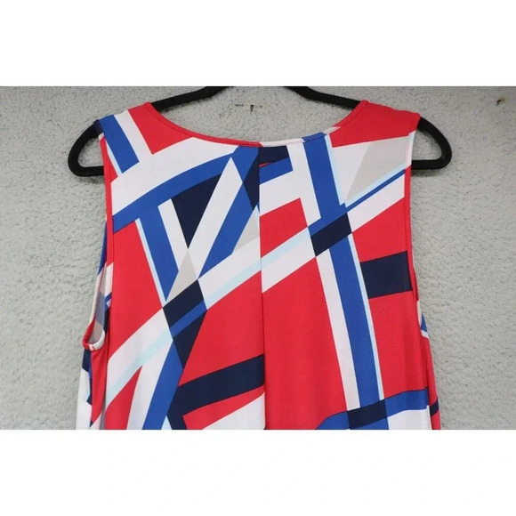 Lane Bryant Sleeveless Geometric Maxi Dress-Size 14/16-Hi-Lo - Picture 7 of 7